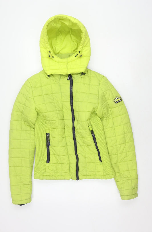 Superdry Women's Green S Puffer Jacket Winter