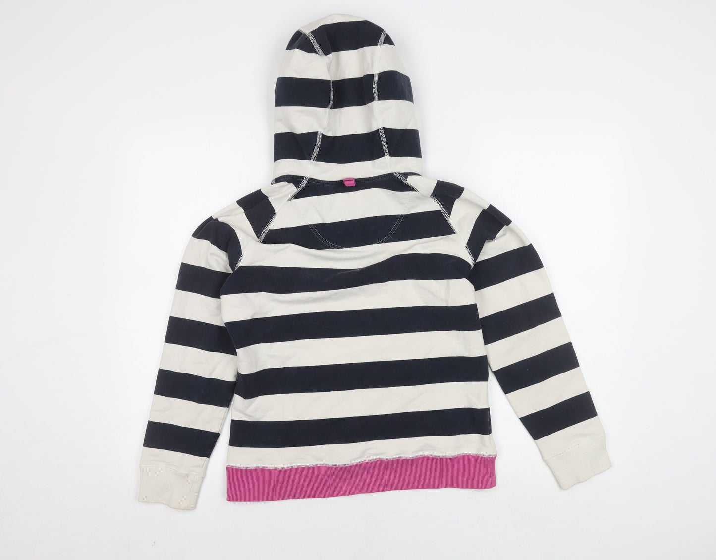 Joules Women's Multicoloured Striped Hoodie Size 10