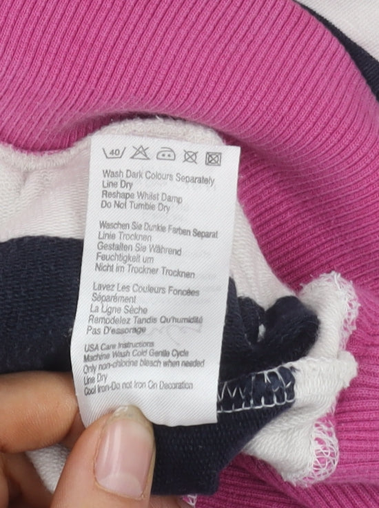 Joules Women's Multicoloured Striped Hoodie Size 10