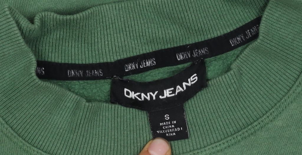 DKNY Jeans Women's Green Pullover Sweatshirt - S