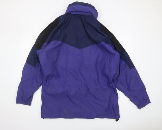 Helly Hansen Men's Purple Windbreaker Jacket M