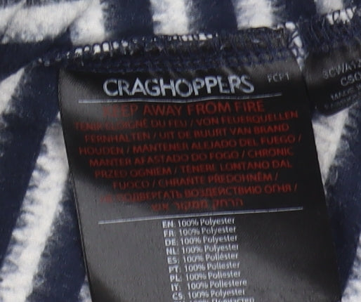 Craghoppers Women's Blue Striped Pullover Sweatshirt Size 12