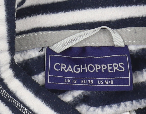 Craghoppers Women's Blue Striped Pullover Sweatshirt Size 12