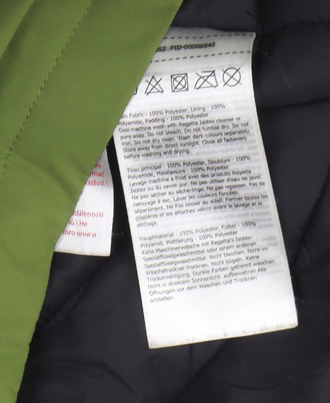 Regatta Boys Green Hooded Parka Coat, 11-12 Years, Winter