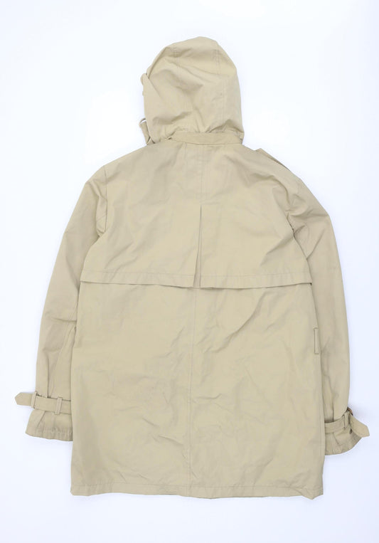 GAP Men's Beige Hooded Parka Jacket Size L