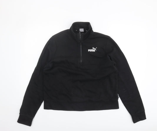 Puma Black Pullover Sweatshirt Unisex M