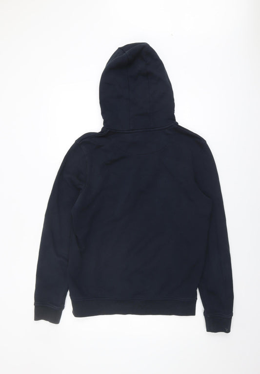 Lyle & Scott Men's Blue Hoodie M Pullover Style