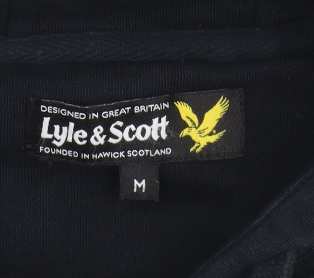Lyle & Scott Men's Blue Hoodie M Pullover Style