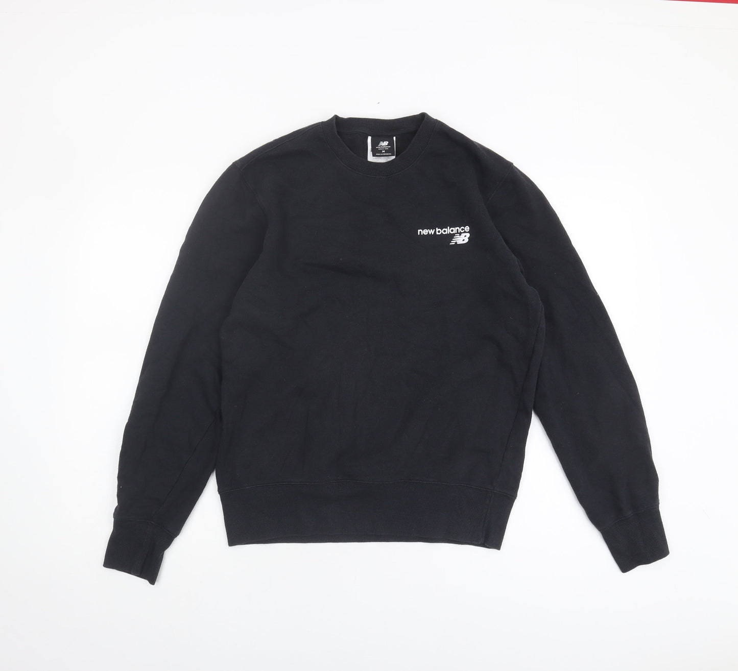 New Balance Black Pullover Unisex Sweatshirt M