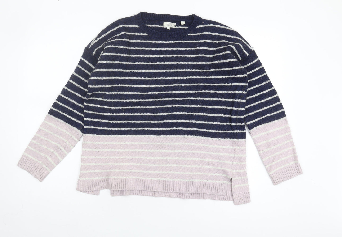 Fat Face Women's Multicoloured Striped Jumper Size 10