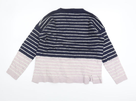 Fat Face Women's Multicoloured Striped Jumper Size 10