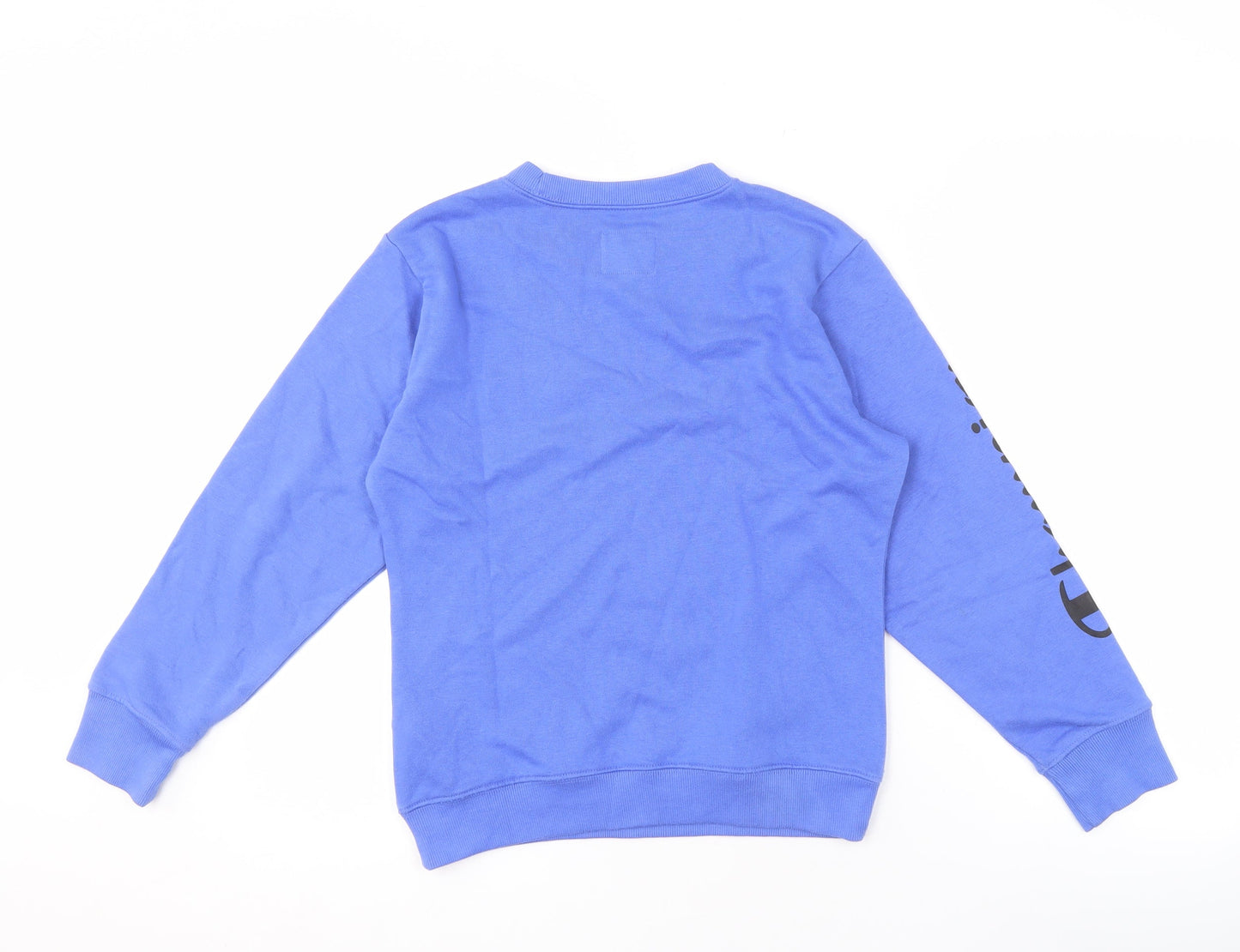 Champion Unisex Blue Logo Sweatshirt Pullover M Casual