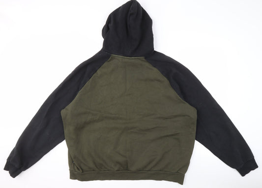 Puma Men's Green Hoodie 2XL Pullover Fleece