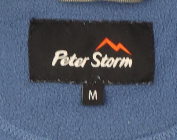 Peter Storm Men's Blue M Pullover Fleece with 1/2 Zip