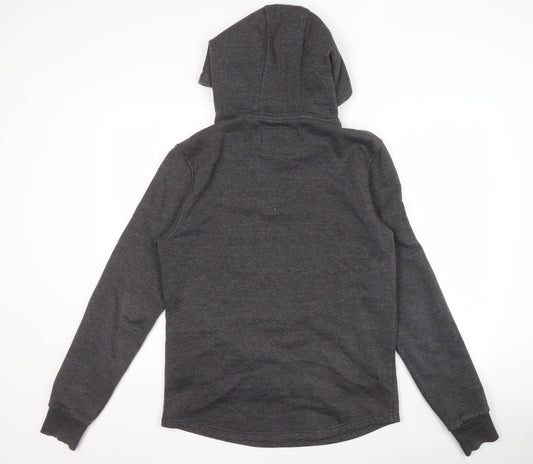 AKAI Men's Grey Hoodie, Size S, Pullover, Logo Design