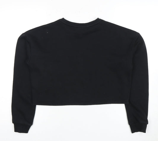 FILA Women's Black XS Pullover Sweatshirt Logo