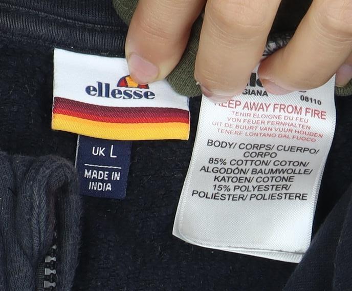 Ellesse Men's Multicoloured L 1/4 Zip Sweatshirt