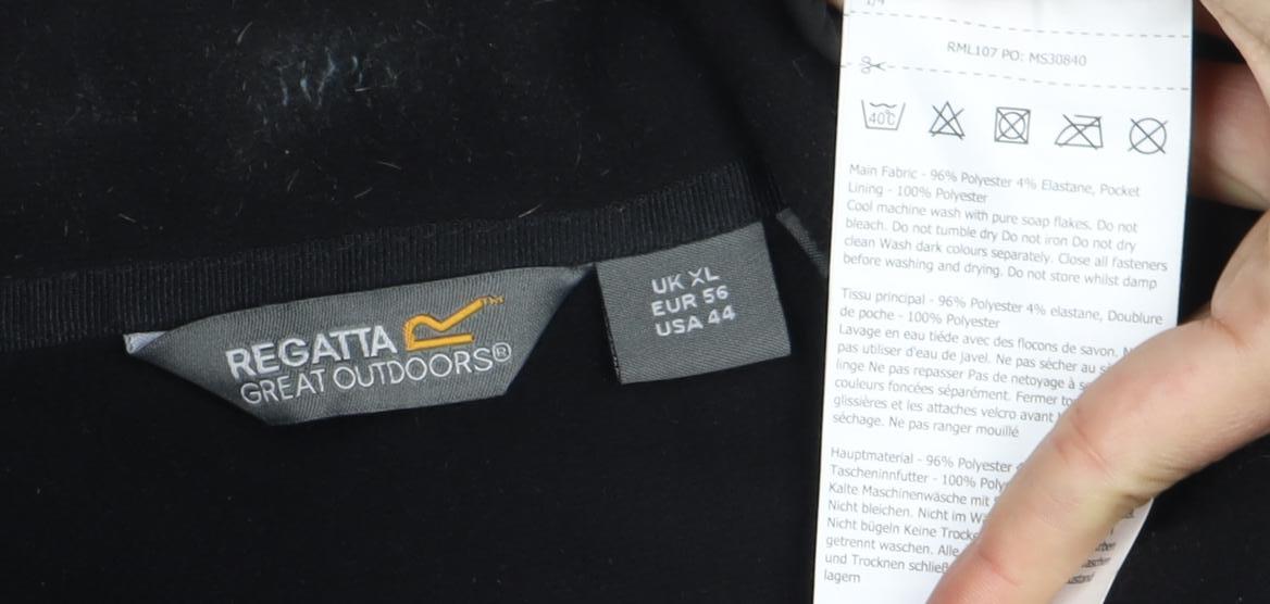 Regatta Men's Black XL Jacket - Outdoor Walking