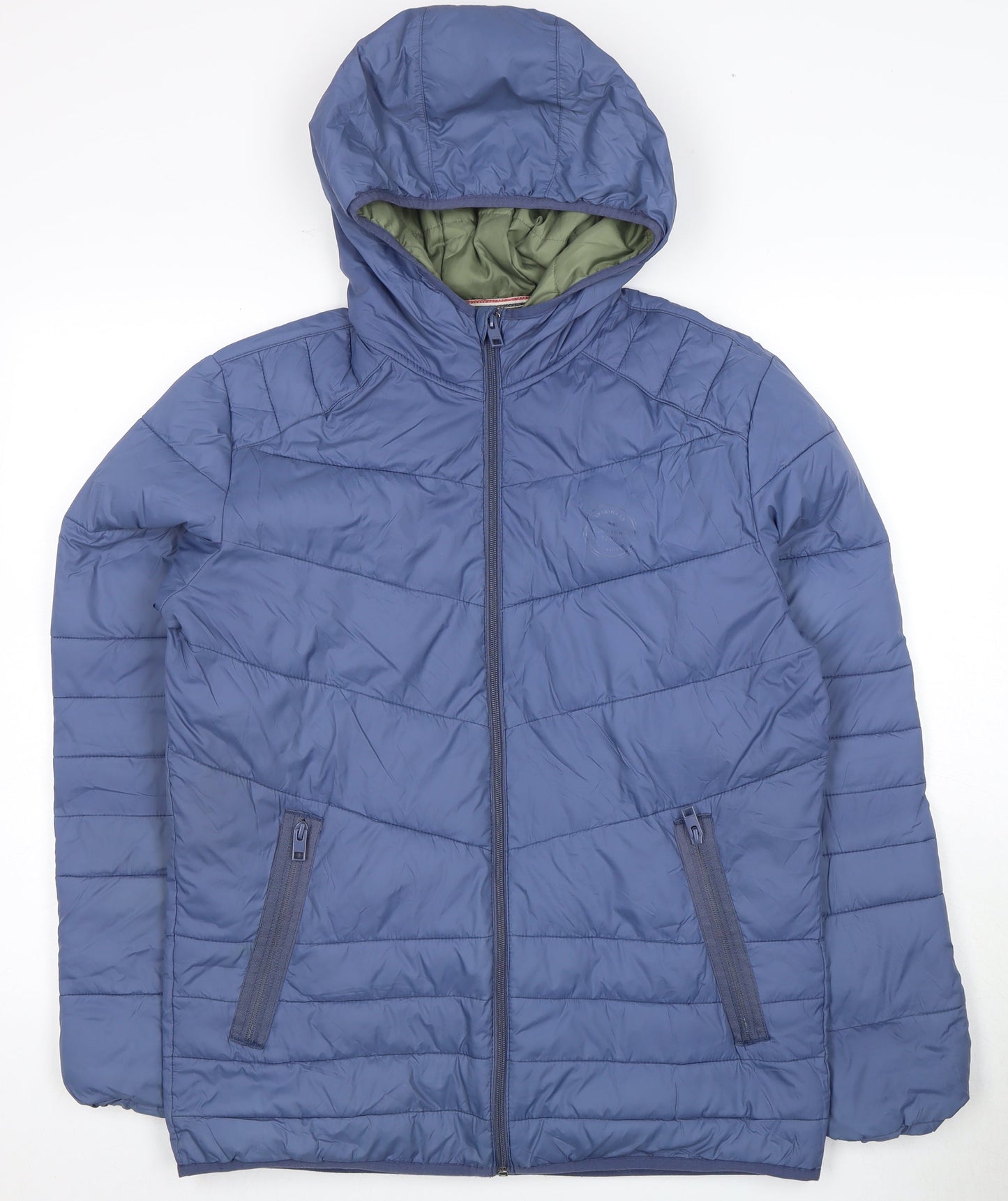 Jack & Jones Men's Blue Puffer Jacket M