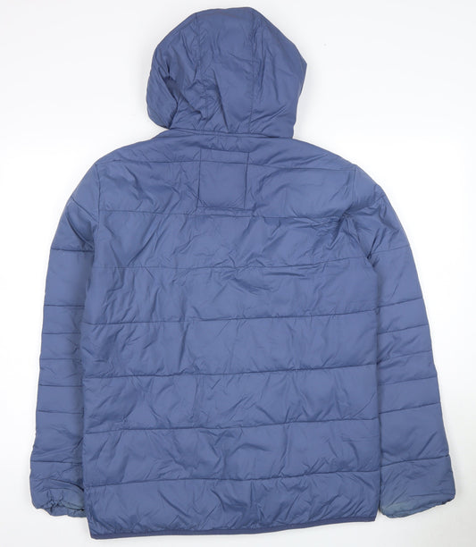 Jack & Jones Men's Blue Puffer Jacket M