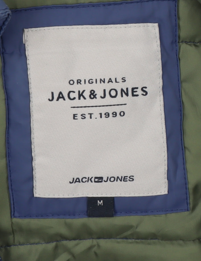 Jack & Jones Men's Blue Puffer Jacket M