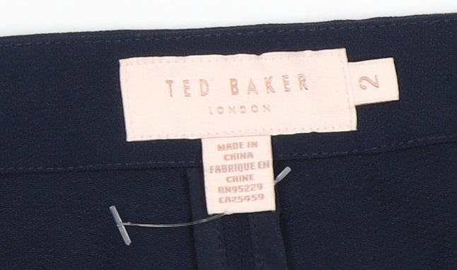Ted Baker Women's Blue Trousers Size 10