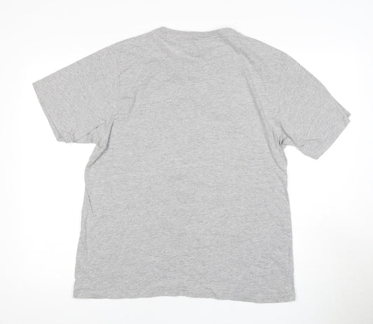 Disney Men's Grey Mickey Mouse Graphic T-Shirt