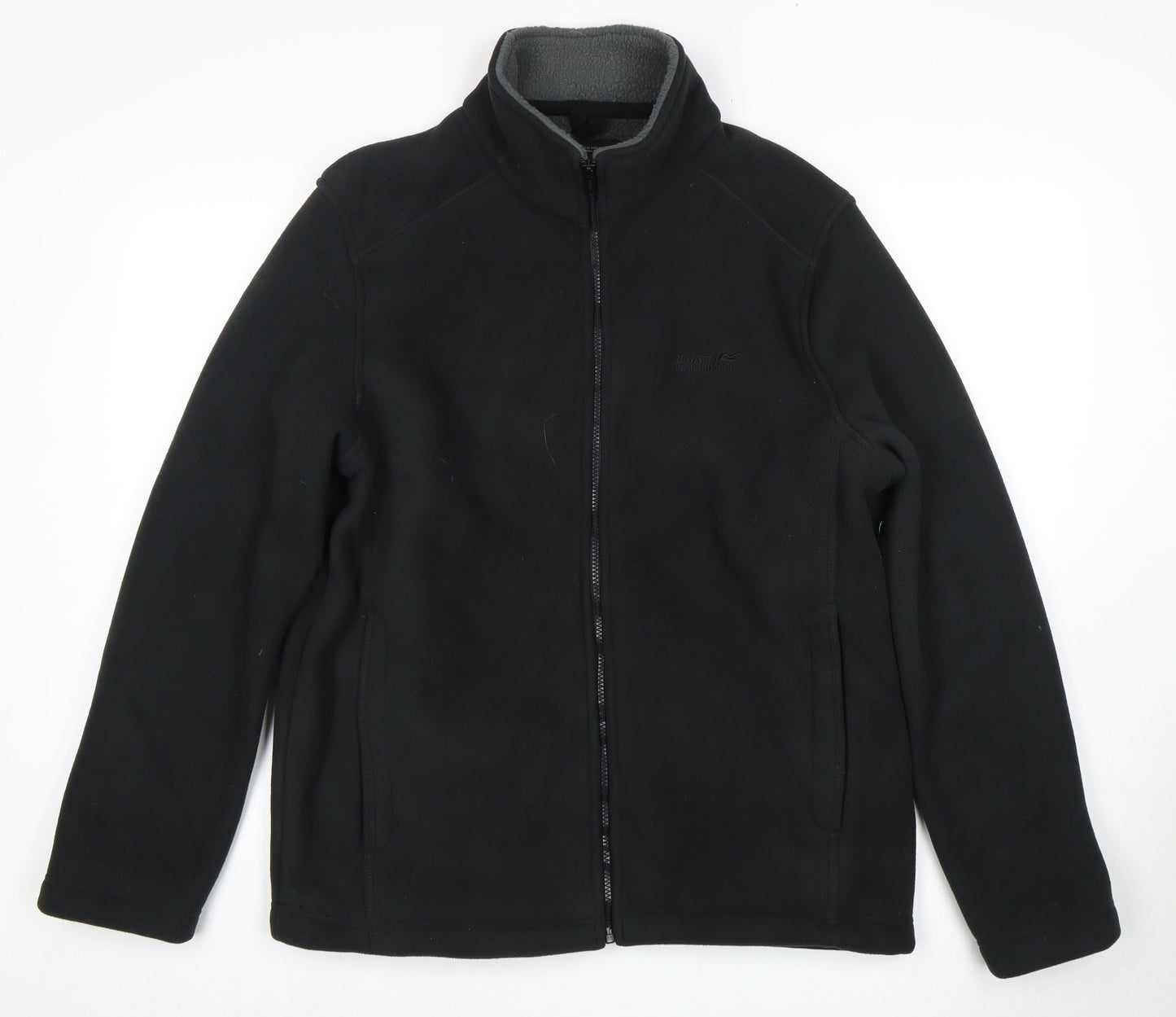 Regatta Men's Black Fleece Jacket Size L Casual