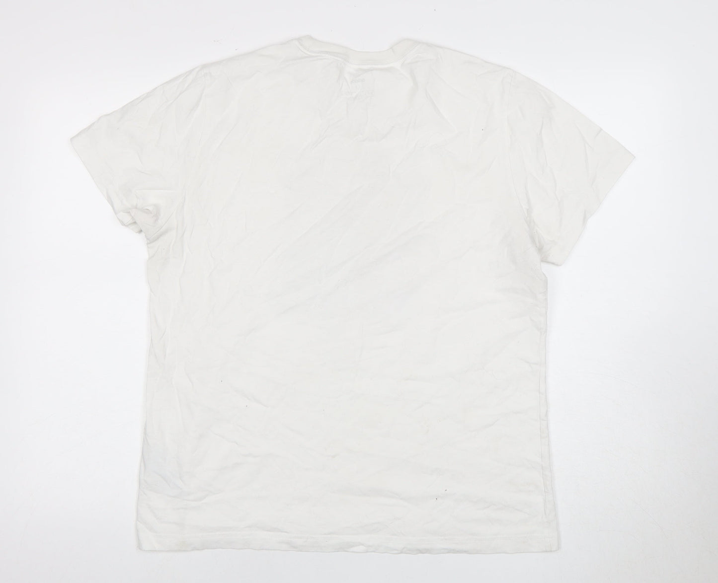 Adidas Unisex Adults White M Basic Short Sleeve T-Shirt