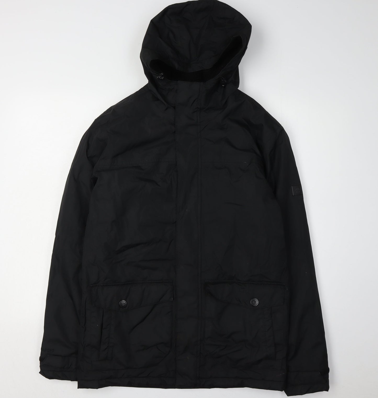 Regatta Men's Black S Parka Jacket - Hooded & Waterproof