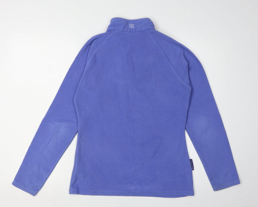 Mountain Warehouse Womens Blue M Fleece Pullover Sweatshirt