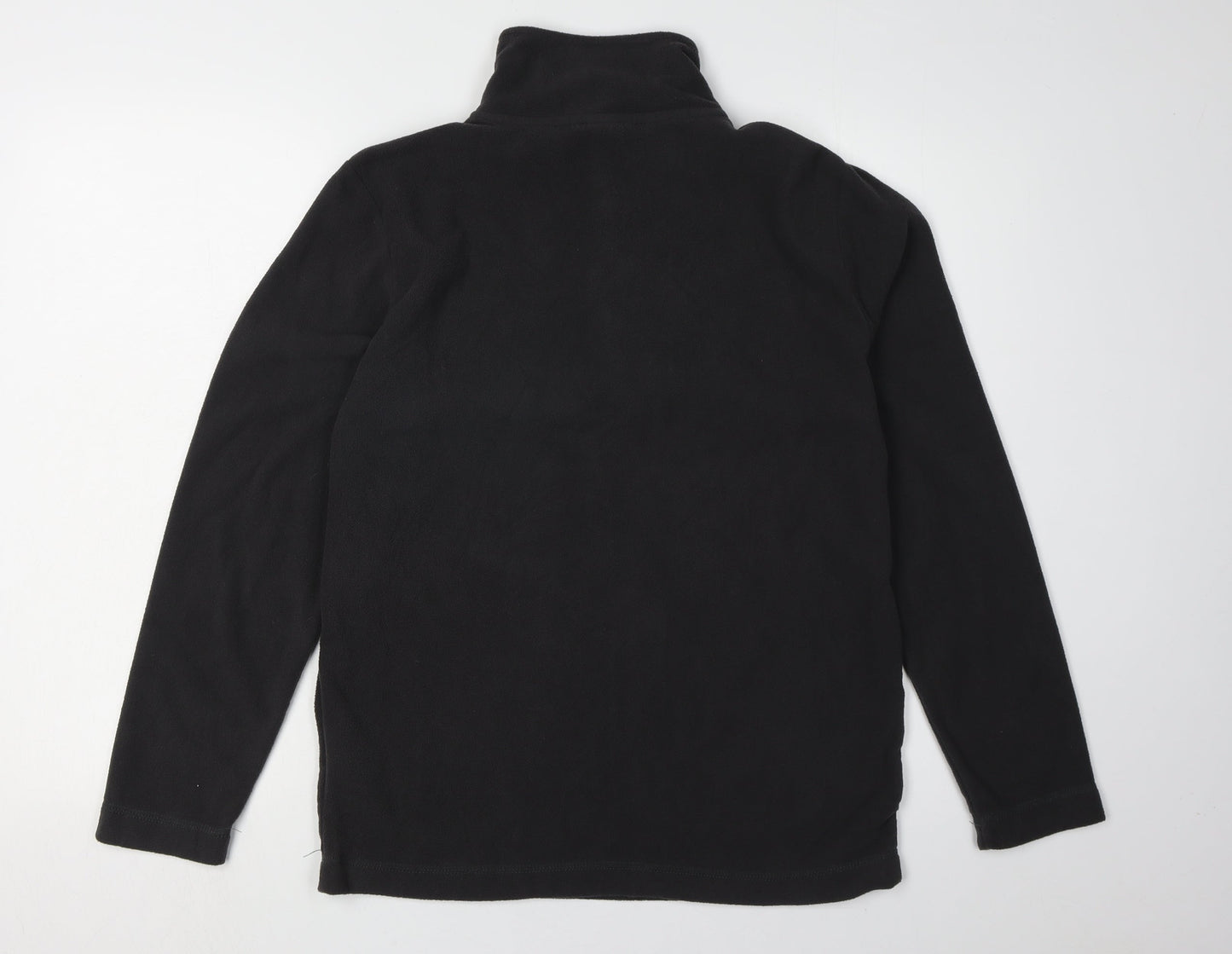 Gelert Men's Black Fleece Pullover, M, Mock Neck, Outdoor Ready