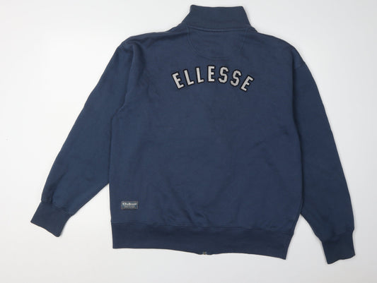Ellesse Men's Blue Full Zip Sweatshirt, Size L