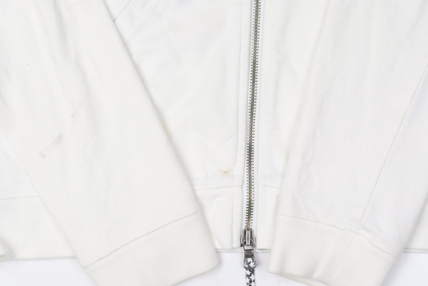 Tommy Hilfiger Unisex White XL Full Zip Hoodie