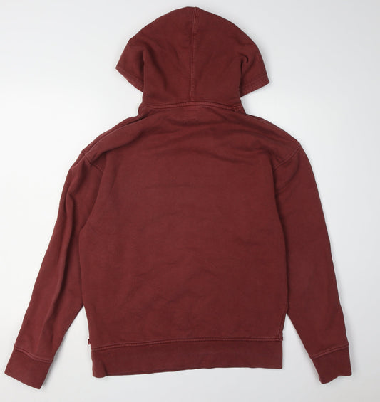 Levi's Red Hoodie, Unisex Adults, Small, Relaxed Fit