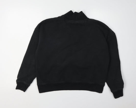 Jack Wills Women's Black Pullover Sweatshirt, Size 10