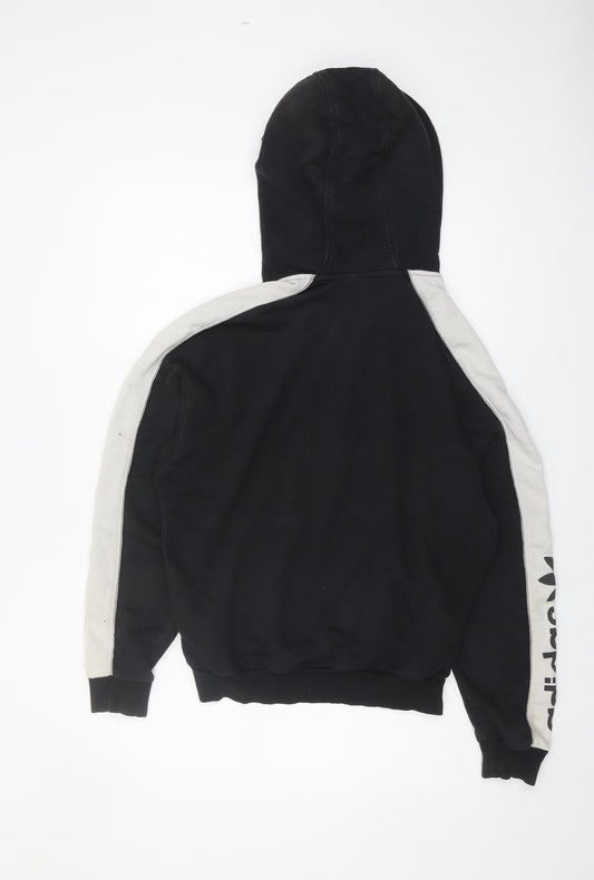 Adidas Women's Black Pullover Hoodie Size 8 with Logo Detail