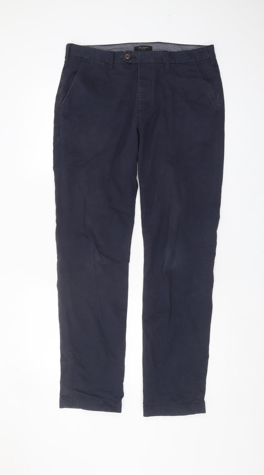 Ted Baker Men's Blue Chino Trousers, Size 32