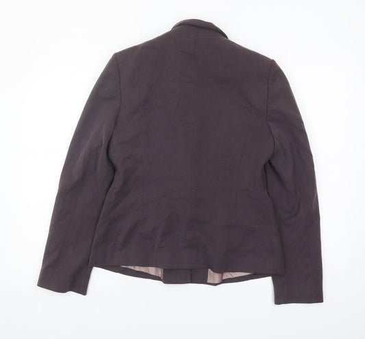 Principles Women's Purple Suit Jacket Size 12