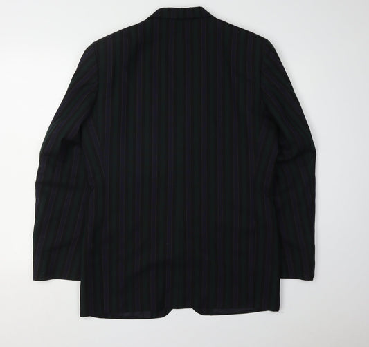 Brook Taverner Men's Multicoloured Striped Blazer 38R