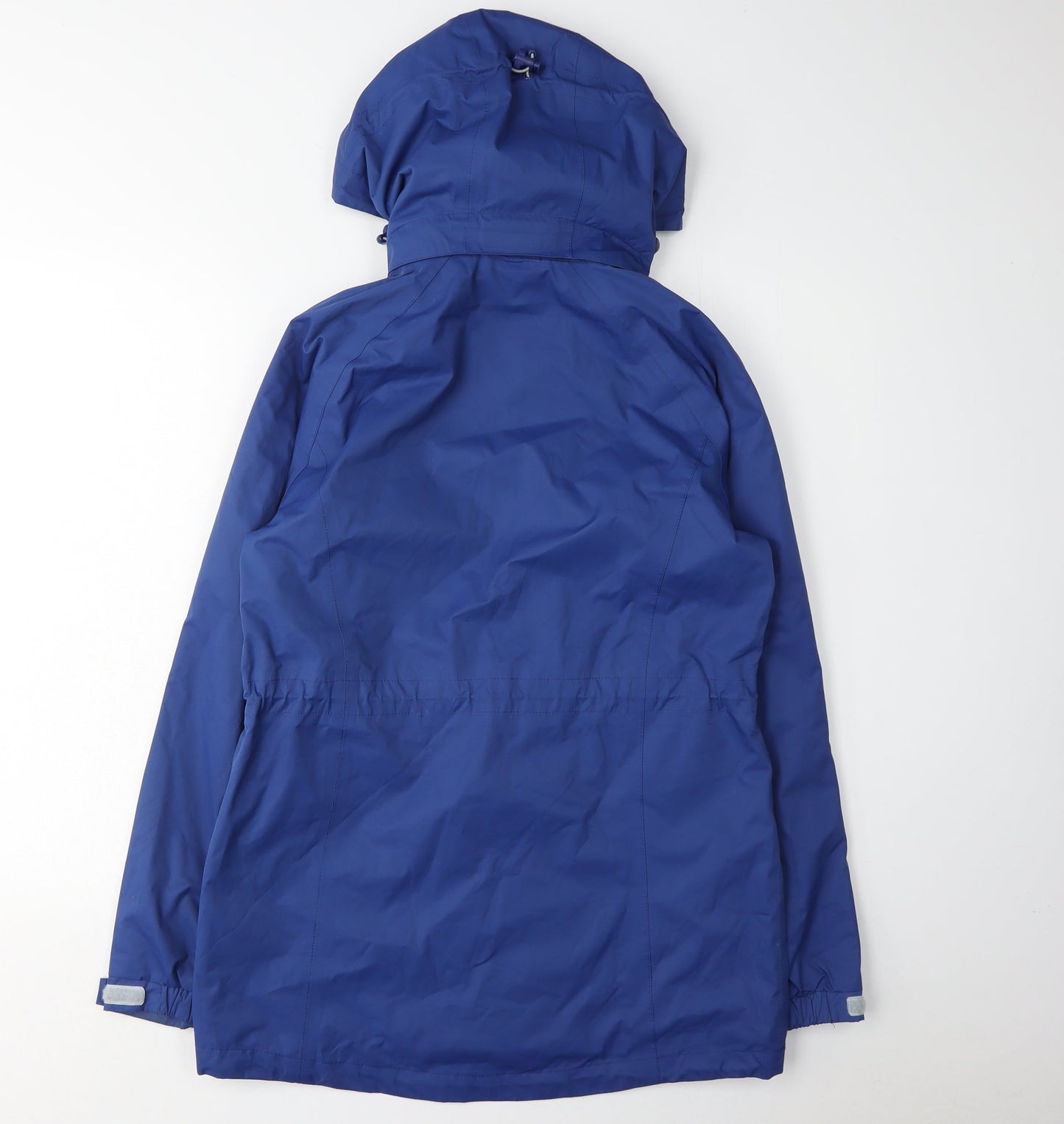 Hi Gear Women's Blue Rain Coat, Size 10, Hooded Waterproof