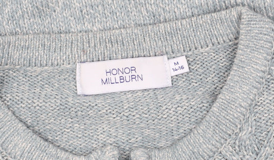 Honor Millburn Women's Grey Knit Jacket Size 14