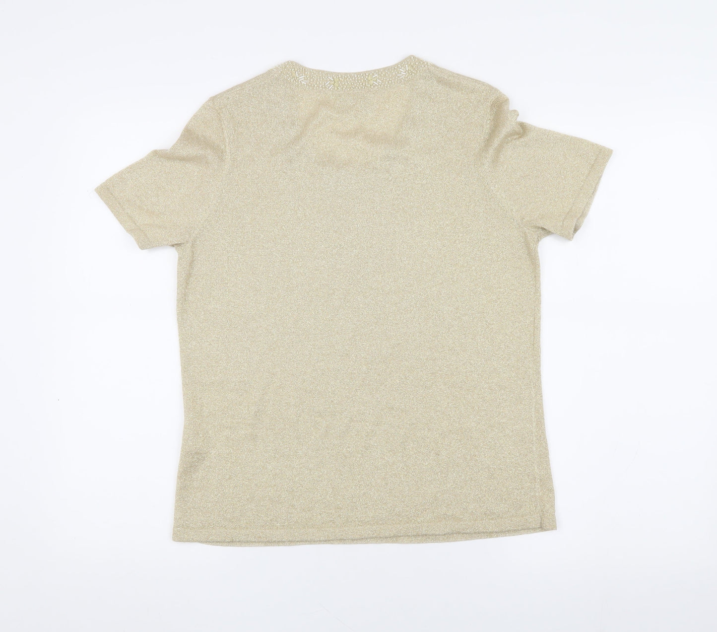 Eastex Women's Beige Short Sleeve T-Shirt