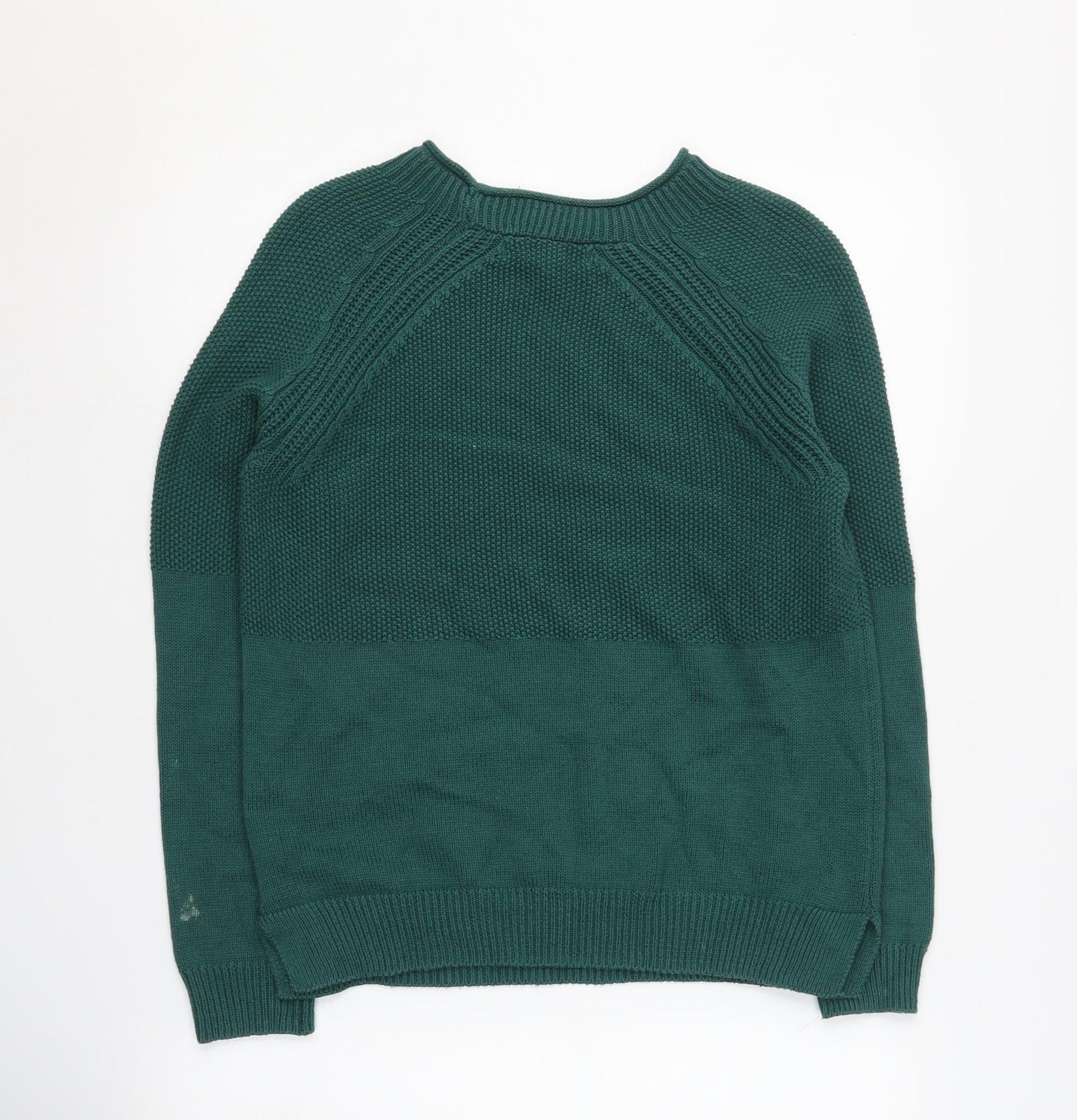 Crew Clothing Green Women's Jumper, Size 8, Relaxed Knit Style