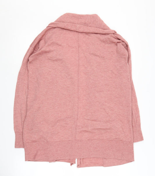 Fat Face Women’s Pink Open Front Cardigan Size 12 Casual
