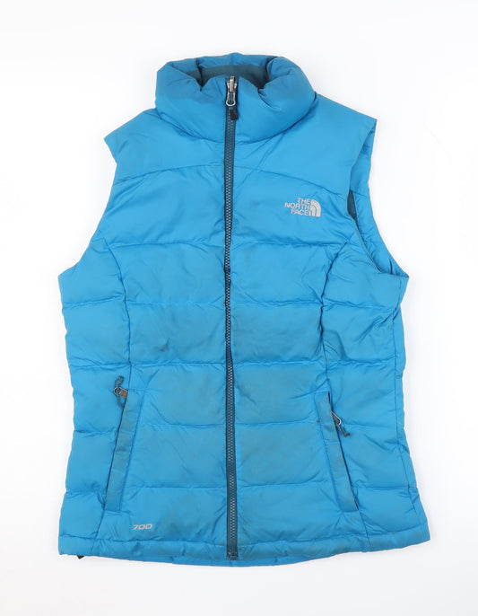 The North Face Women's Blue Puffer Waistcoat XS