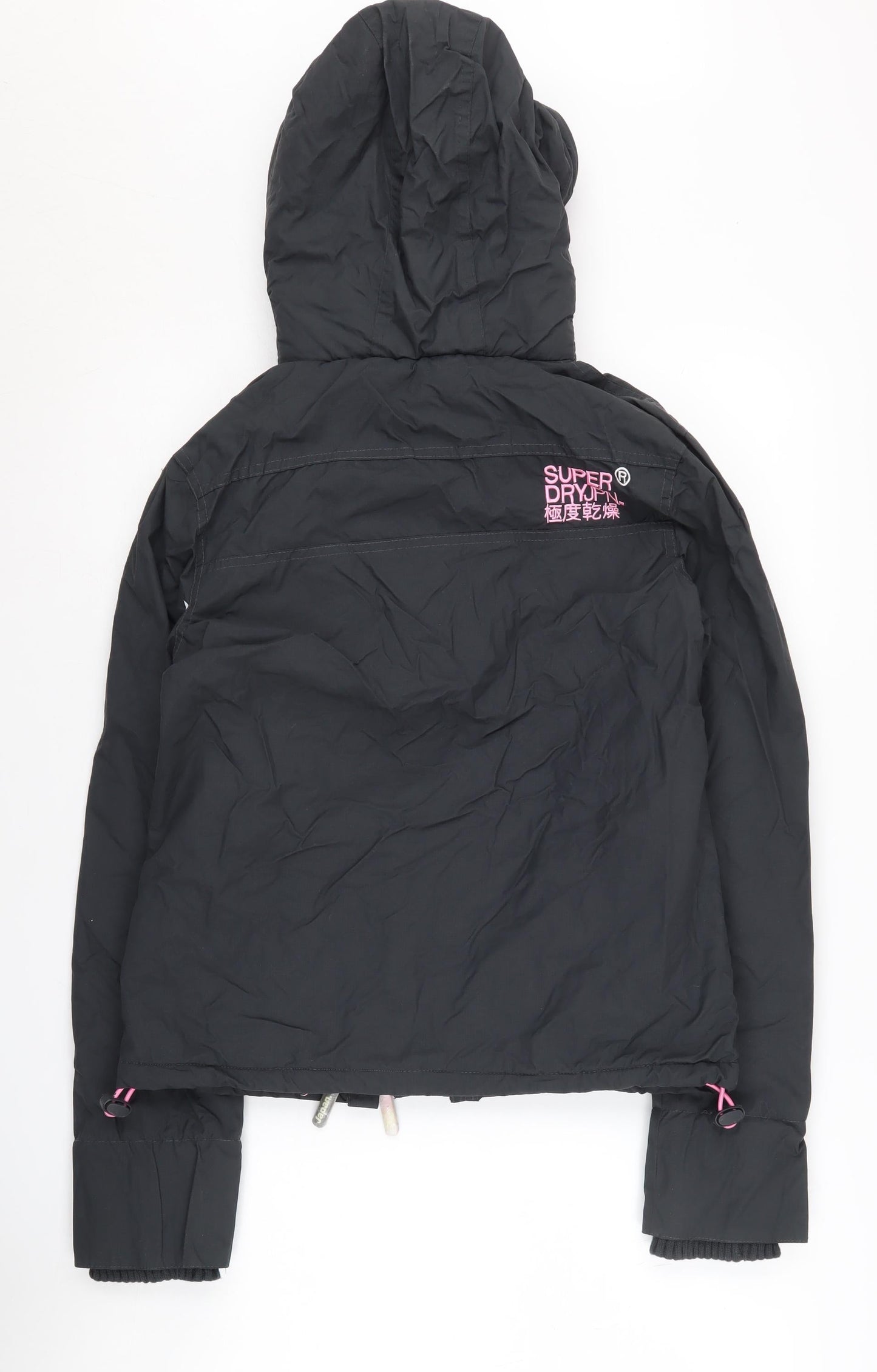 Superdry Women's Black Windbreaker Jacket, S, Casual