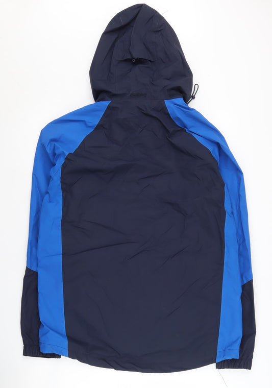 Mountain Warehouse Men's Blue Waterproof Rain Jacket S