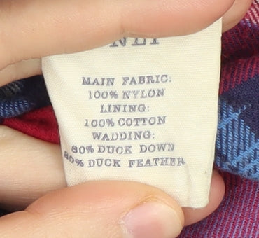 Jack Wills Women's Blue Puffer Waistcoat Size 10