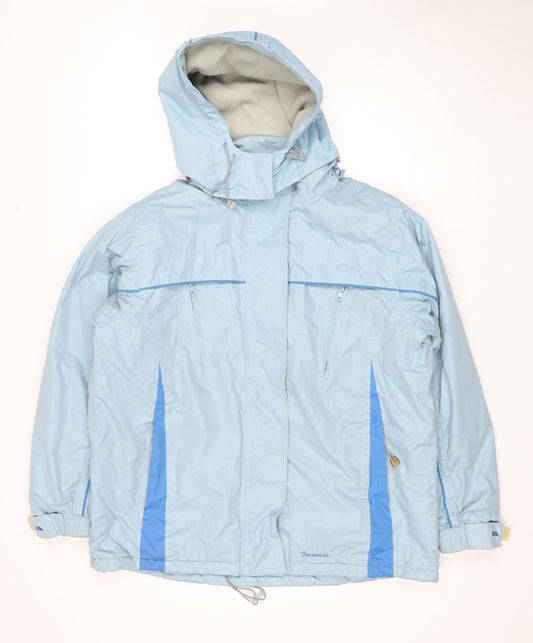 Trespass Women's Blue 3-in-1 Jacket Size 18